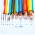 Electric Copper Conductor PVC Coated House Wiring Cable